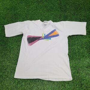 Vintage ASICS Shirt Womens XL 21x26 White